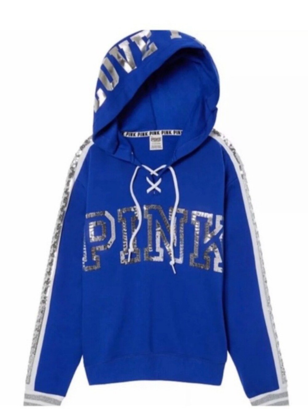 💙PINK Victoria's Secret Royal Blue Hoodie💙